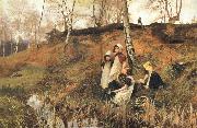 The Primrose Gatherers Hector Caffieri